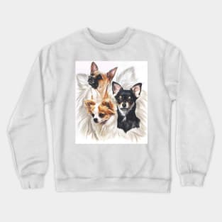 Chihuahua Montage Crewneck Sweatshirt